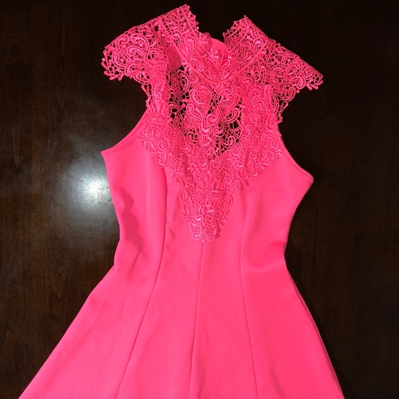 Charlotte Russe Dresses & Skirts - Lace Front Dress